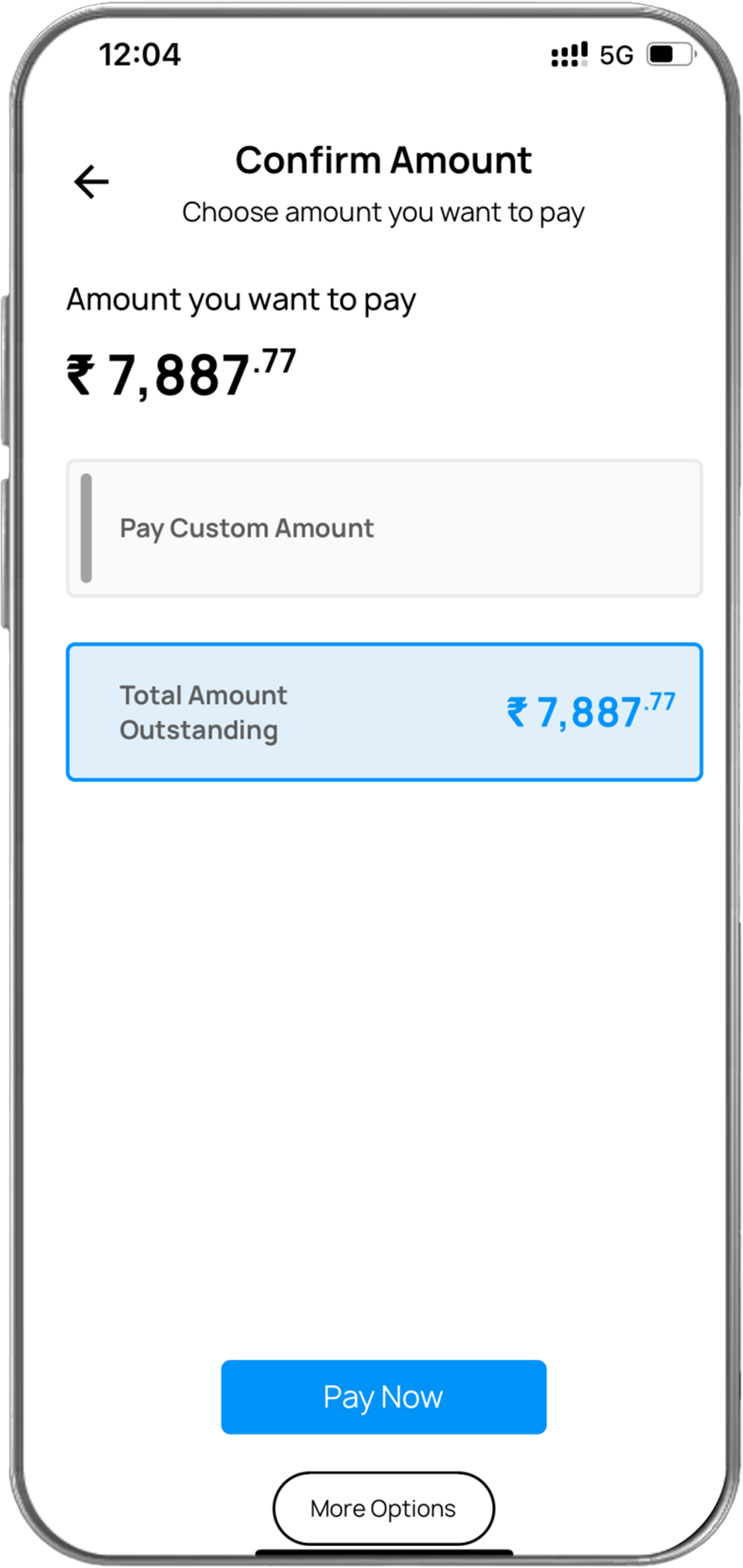 Swipe to pay for Giftcards